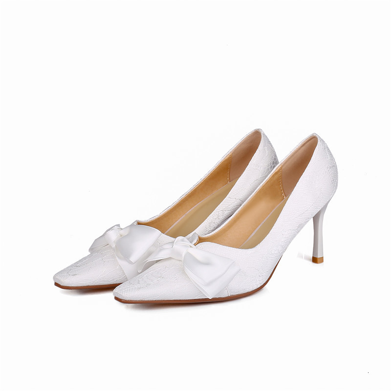 

2021 New Arrival Elegant Wedding Party Fashionable High Ladies High-quality White Shoes Female 31R4, Rice white