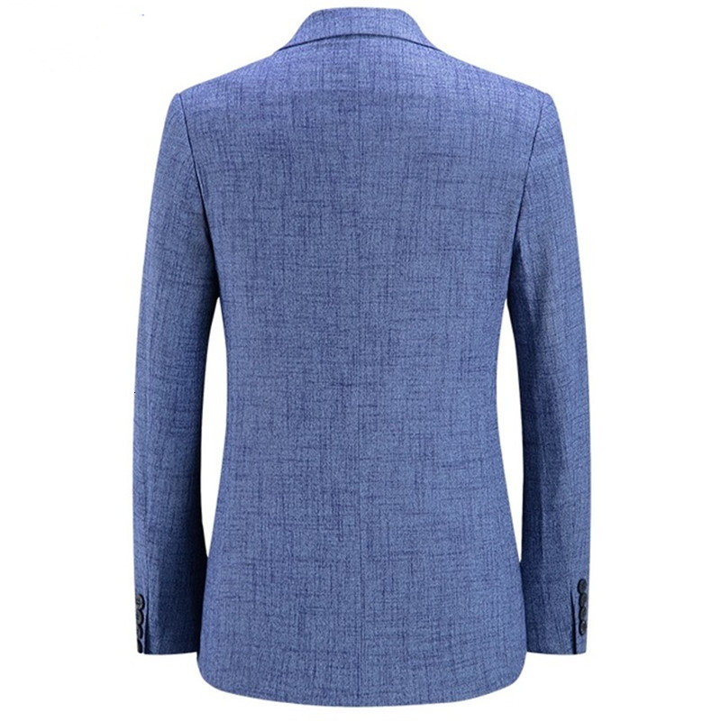 

2021 New Arrival Quality Blazers Clothes Slim Fit Blazer Jacket Men Plus Size M-4xl EKOJ, Blue