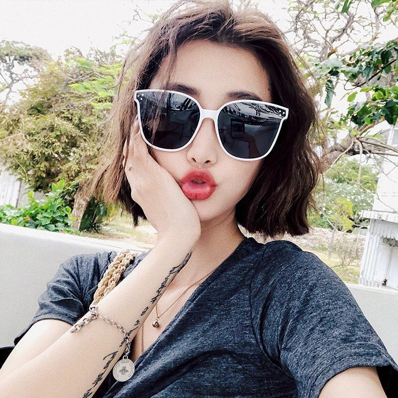 

Sunglasses Women Black Square Korea Gentle Monster Big Star Sunglass Fashion Lady Vintage Galsses1
