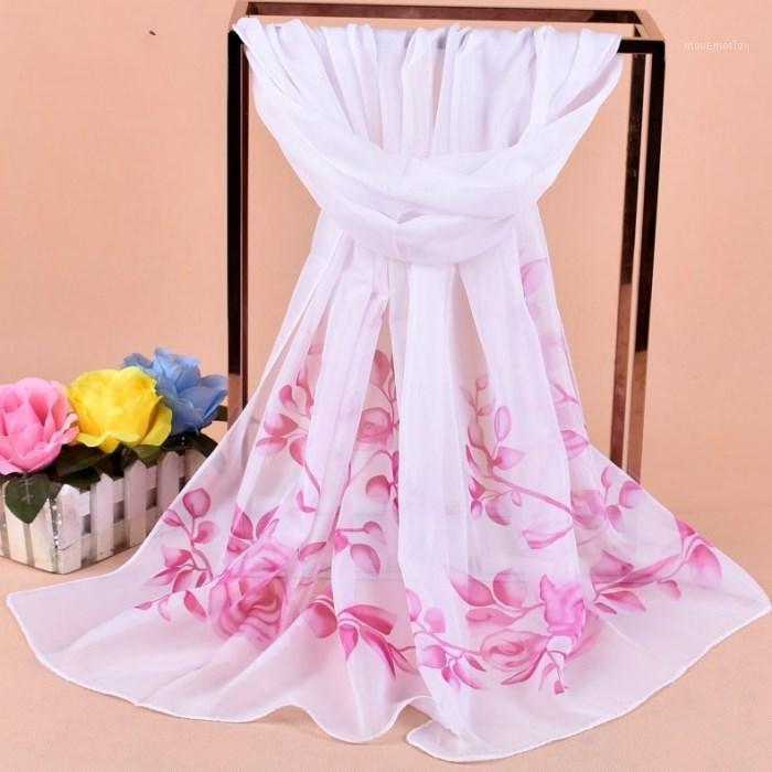 

New Women Chiffon Silk Scarfs Fashion Spring Square polyester Scarves Print flowers Shawl Summer Shawls And Hijabs1