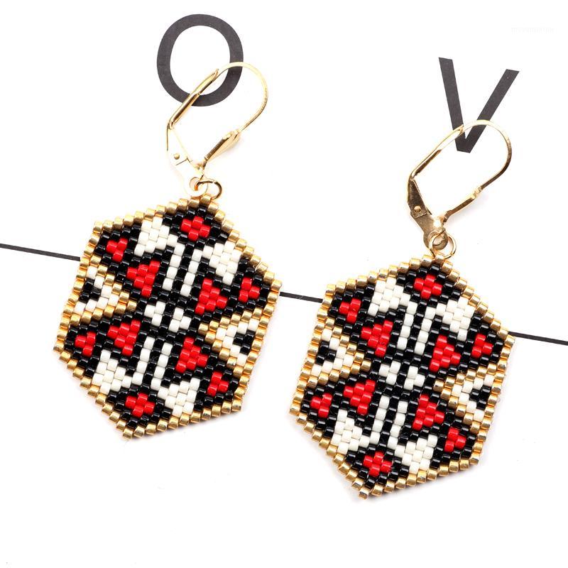 

FAIRYWOO Geometric Kaleidoscope Leopard Print Earring Animal Print Pendant Accessories Earring For Girls Luxury Jewelry Dropship1
