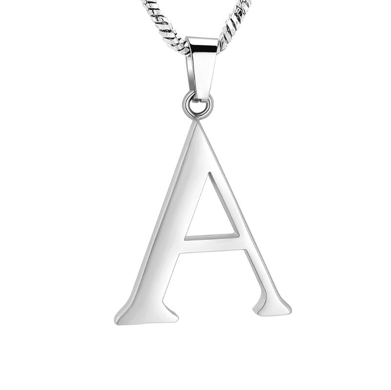 

Pendant Necklaces Cremation Jewelry Letter A~Z Urn Necklace For Ashes Holder Keepsake Memorial Loved One