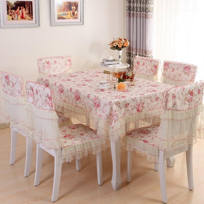 

European Style Chair Cushion Set Waterproof Tablecloth For Banquet Home 6 1/8/12pieces/set Table Tablecloth Cover Sizes Dinning1, Hua1 1pc-130x180cm