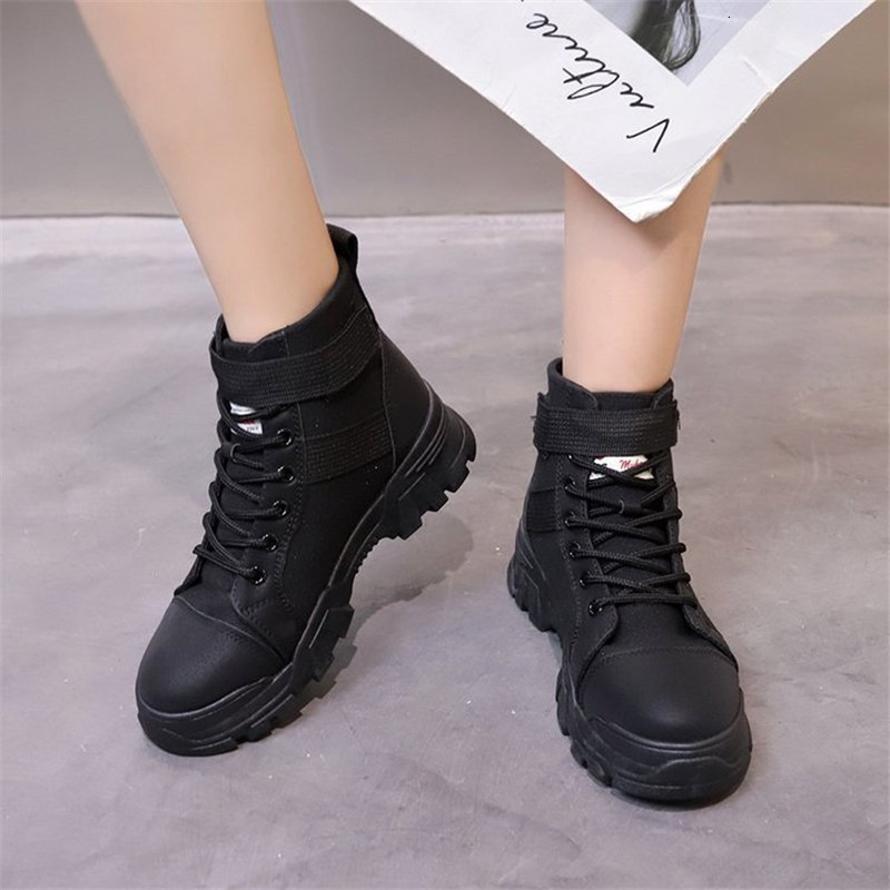 

2021 New Spring Autumn Woman Sport Solid Shoes Lace Up to Ladies'shoes Wild Fashion Wear-resistant Non-slip Casual Sneaker AKPA