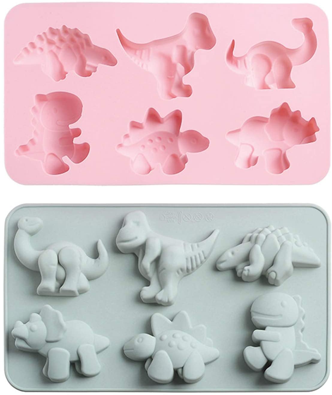 

Silicone Dinosaur Cake Mould 6 Cavity DIY 3D for Gummy Candy Chocolates Ice Cube Baking Tool Soap Crafts Decorations Christmas Party 1222268