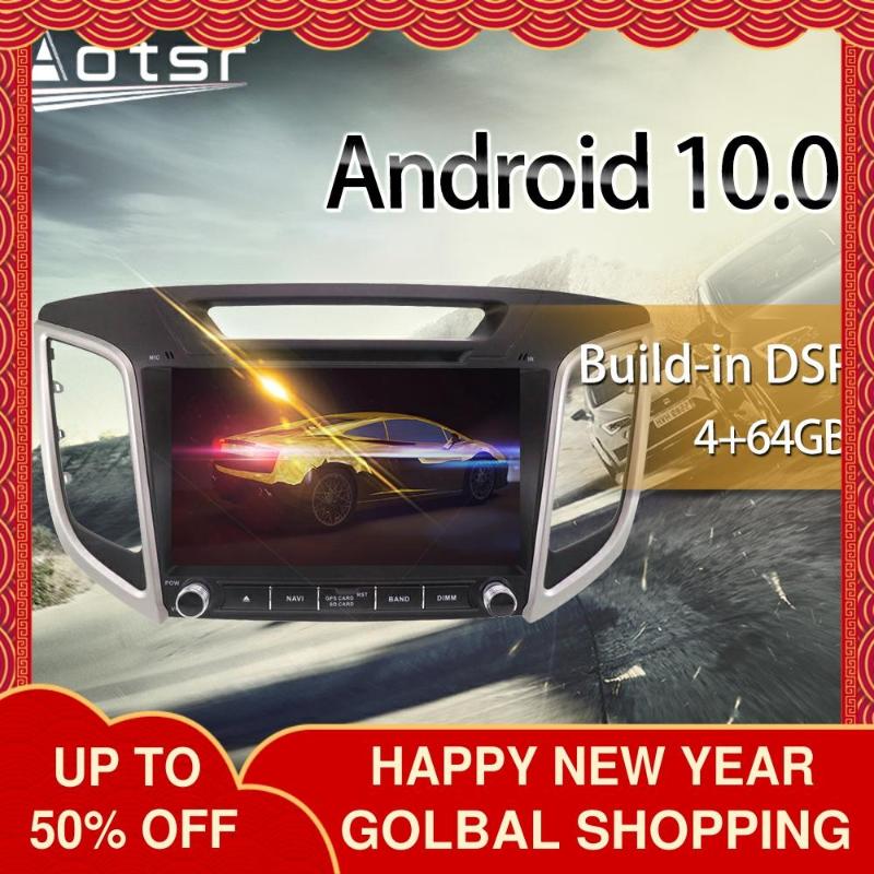 

For IX25 CRETA 2014-2021 Car Multimedia Radio Player Stereo screen Android 10.0 DSP 9inch IPS screen GPS Navi head unit car dvd