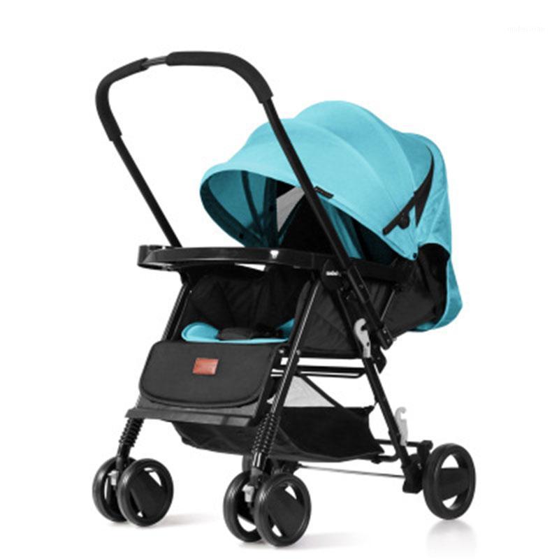 

Two-way sitting and lying ultra-light portable folding baby trolley1