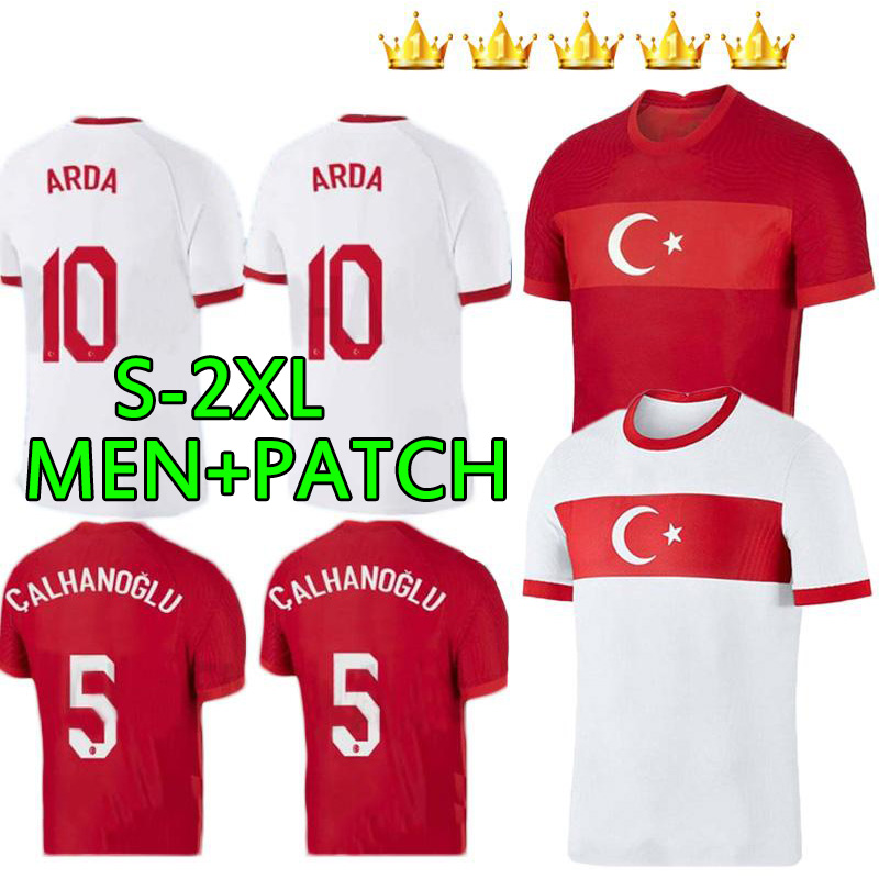 

2020 2021 Turkey CALHANOGLU Soccer Jerseys 20 21 CENGIZ UNDER KOKCU ARDA INAN TOSUN TUFAN ERKIN MALLI TOPA OZTEKIN jersey Football shirts, Home