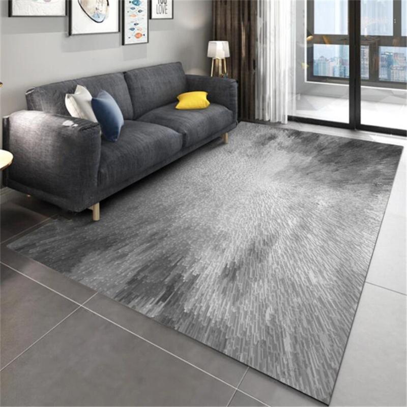 

Wishstar Gray Pale Cylindrical 3D Printed Carpet Rug Modern Simple Abstract Sofa Carpet Non-slip Mat For Kitchen Doormat1, As picture
