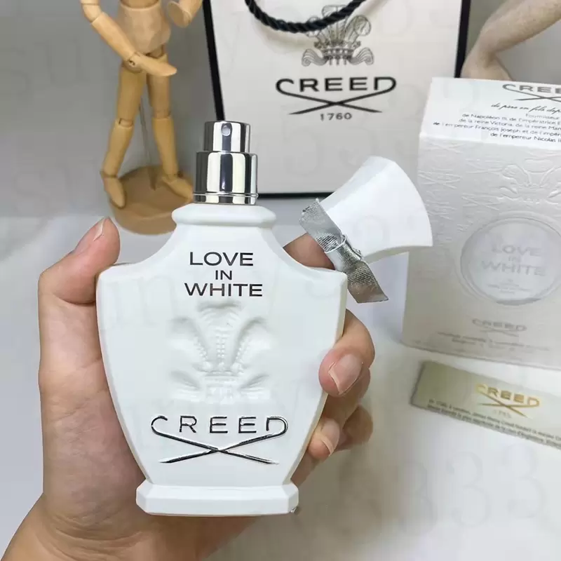 

75ml Creed Love in White Perfume Men Women Unisex Millesime Spray Fragrance Eau De Parfum Long Lasting Smell Cologne Fragrance