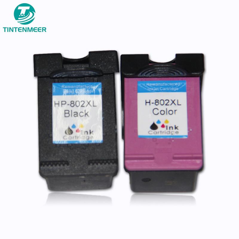 

TINTENMEER ink cartridge 802 compatible for deskjet 1000 1050 2000 2050 3000 3050 2010 2060 printer