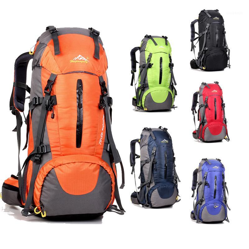 

Backpack for outdoor sports, backpack,shoulders bag, hiking bag, travel large capacity 45+5L mountain-climbing Backpack1, Black