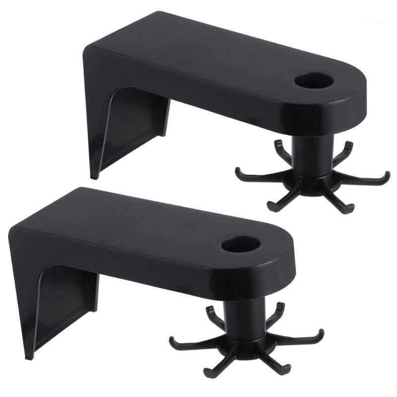 

2pcs Punch Free Rotary Hooks Wall Racks Self-Adhesive Bathroom Kitchen Hooks1