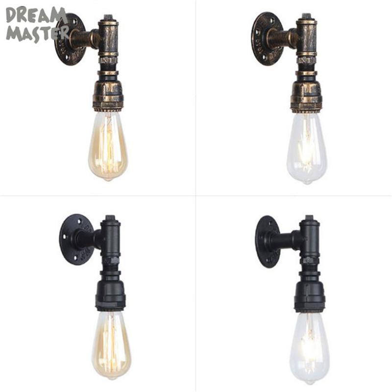 

Retro Loft Industrial Wall Lamp Minimalist water pipe Wall Light Fixtures Edison Sconce Appliques Murales Luminaire home