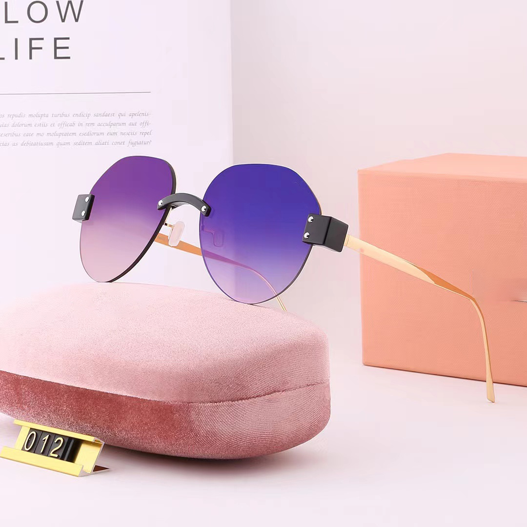 New Style Brand Sunglasses For Women Polarized Pilot Sun glasses Eyewear Band UV Protective Metal Frame aviator Glasses with original packing