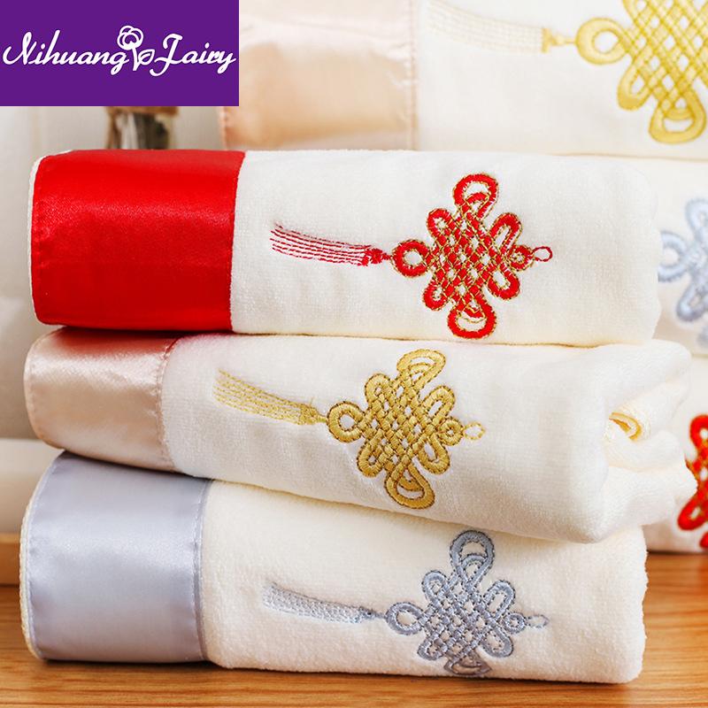 

Lace bath towel towel 400 square gift gift box nano fiber, Xiaoxin03-09