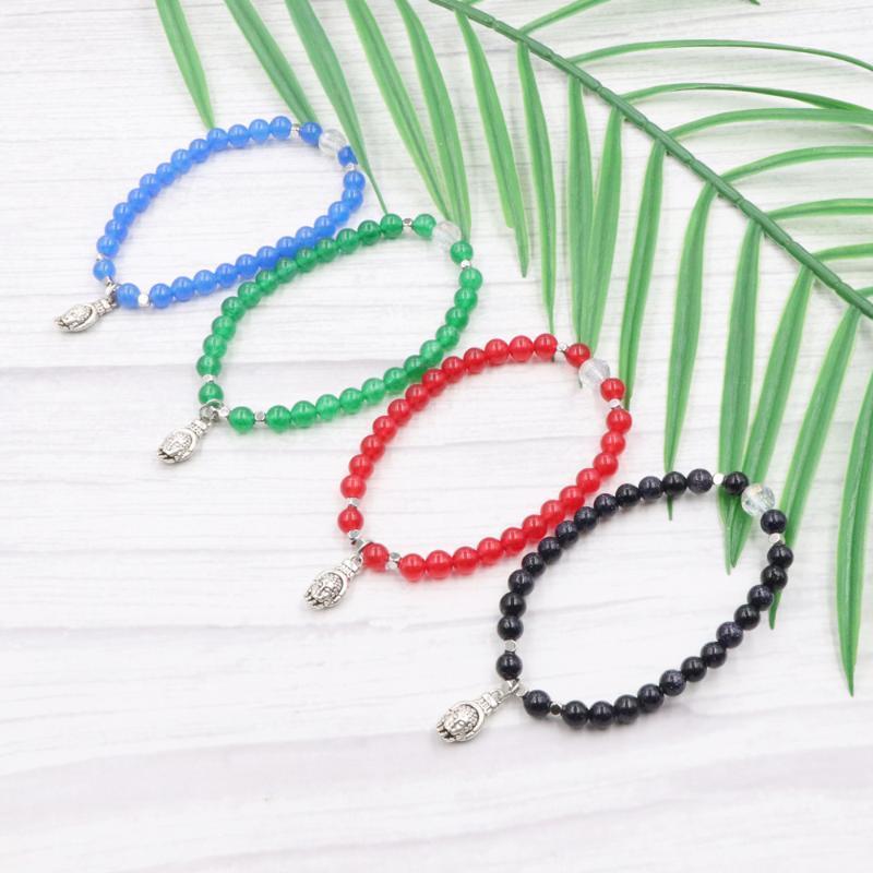 

Charm Bracelets Trendy Bracelet Natural Galaxy Sandstone Jades Crystal Beads Tibetan Buddha Opal Violet Yoga Jewelry B3781