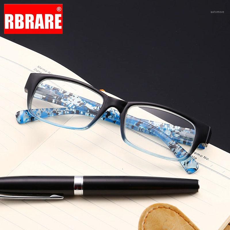 

RBRARE New Anti-blue Light Reading Glasses Fashion Unisex Ultra-light Plastic Frame Spring Leg Bag Reading Glasses Gafas Para1