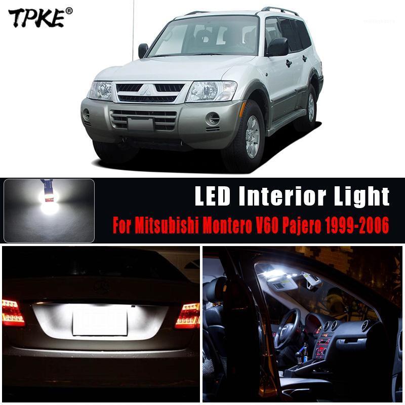 

16Pcs White Bulb LED Car Light Interior Kit For 1999-2006 Mitsubishi Montero V60 Pajero Map Dome Trunk Door Courtesy Lamp Emergency Lights