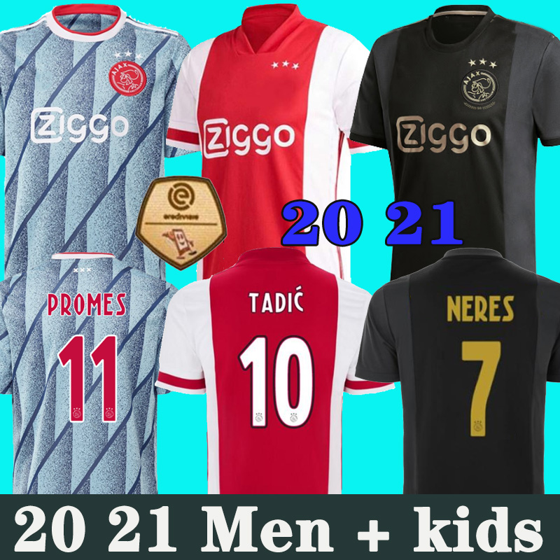 

AJAX amsterdam FC soccer jersey 2020 2021 KUDUS ANTONY BLIND PROMES TADIC NERES CRUYFF 20 21 men kids kit football shirt uniforms third 50th, 20 21 home kids