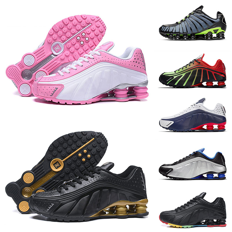 

men women outdoor running sport shoes top quality shox tl cushion pink white 301 black gold spruce aura highlighted lime trainers sneakers, 11 40-46 301 white black red