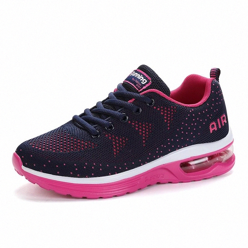 

Fashion Sneakers Women Breathable Mesh Sport Shoes Air Cushion Running Shoes for Women Casual Lightweight Jogging Fitness #ea5I, Black