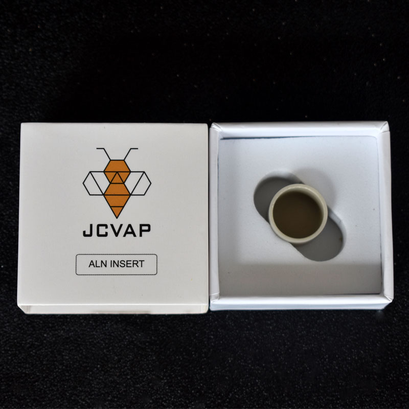 

JCVAP ALN Insert Aluminum Nitride Ceramic Insert Flat Bottom for Peak Atomizer Replacement Wax Vaporizer superior flavor Quartz Banger