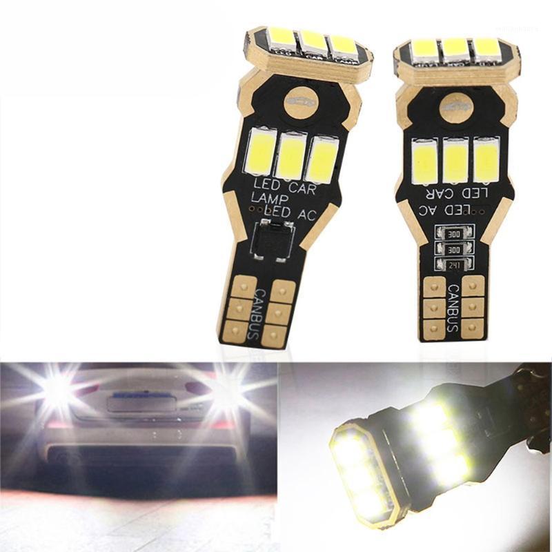 

Emergency Lights 2Pcs Car LED Reverse T15 12v W9W Bulbs 9 Decoding Display Width Light Tail Brake Turn Signals