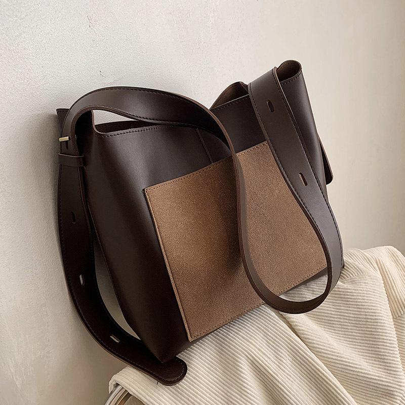 

Evening Bags Large Capacity Woman Shoulder Casual Tote Fashion Simple Vintage Shopper Designer Handbag Women's Leather Crossbody