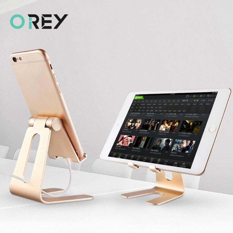 

Universal Aluminium Stand Desk Holder For Mobile Phone Holder For Metal Tablets Stand iPad Tablet Lazy