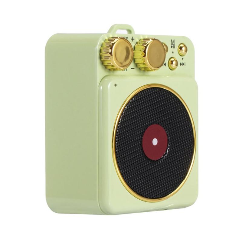 

Practical Retro Wireless Speaker Wireless Portable Speaker Mini Music Stereo Sound 500mah