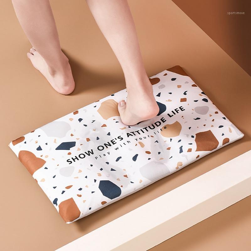 

Diatom 27bsorbent Pad Cover Bathroom Anti-skid Pad Cover Quick-drying Home Mat Floor Mat new*1
