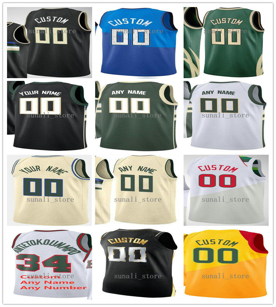 

Printed Khris 22 Middleton Jrue 21 Holiday 43 Thanasis Giannis 34 Antetokounmpo Bobby 9 Portis Brook 11 Lopez Donte 0 DiVincenzo Jerseys, Men white