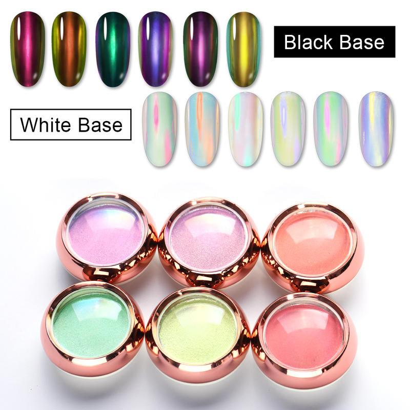 

1g Pearl Powder Nail Art Mirror Mermaid Effect Chrome Pigment For UV Gel Polish Shimmer Dip Dust DIY Nails Manicure Decoration