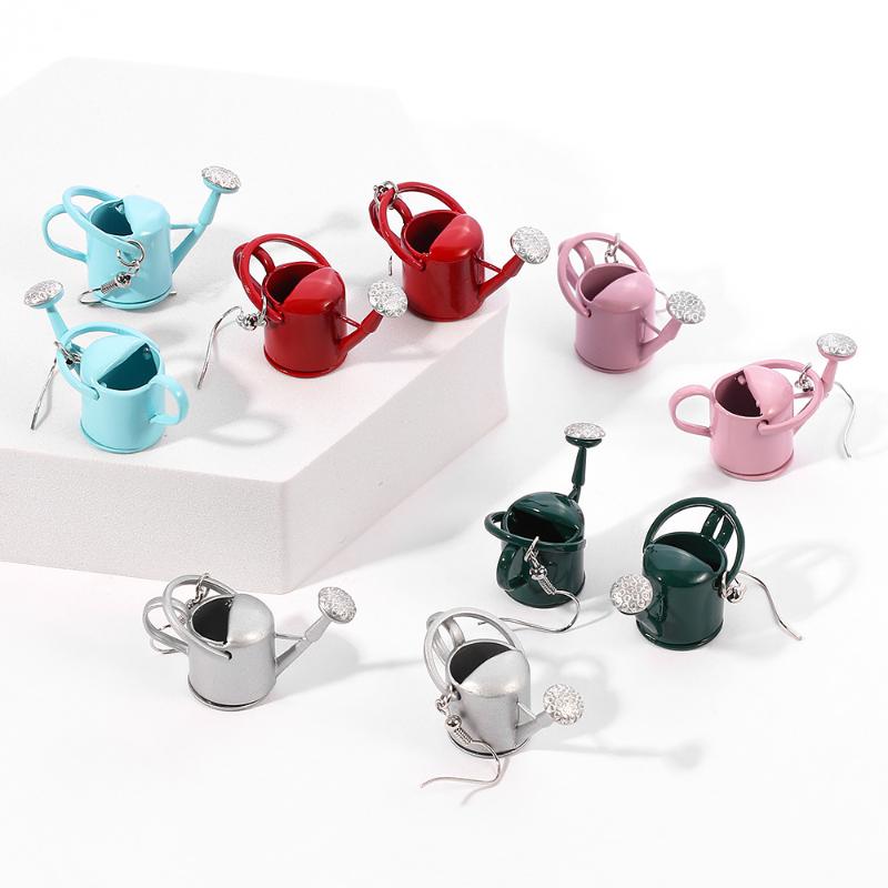 

2020 Watering Can Earrings for Women New Design Drop Statement Earrings Brincos Para As Mulheres Orecchini Donna Moda Mujer Gift