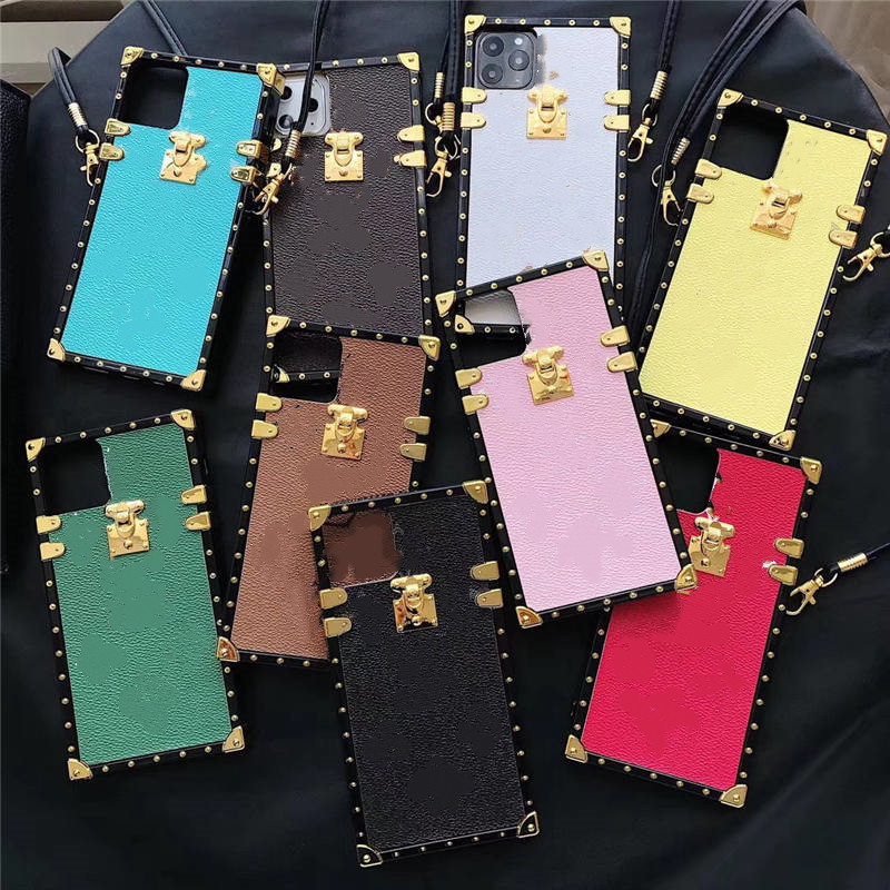 

Luxury One Iphone Piece Xr Phone Case For Iphone 12PROMAX/PRO/MINI/11/7 8 Plus Fashion New Designer Back NOTE20 Cover With Lanyard For Gifts, Style 16