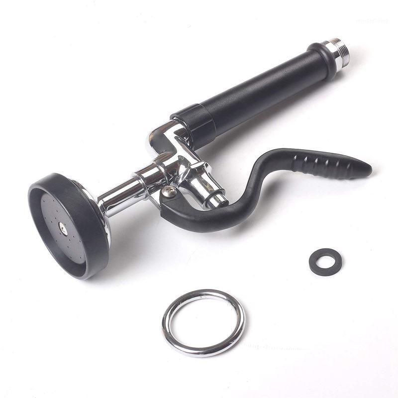 

Pre Rinse Sprayer Commercial Kitchen Faucet Parts Chrome Finished (Black)1