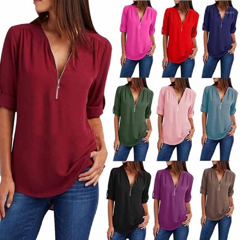 

Women Yoga Shirts Fitness Short Sleeve Breathable sportwear Front Top Zipple Gym Loose Clothes Women Running Quick-dry T-shirts1, 11
