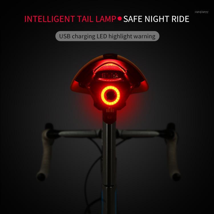 

Bicycle Bike Rear Light Auto Start/Stop Brake Sensing IPx6 Waterproof LED Charging Cycling Taillight1