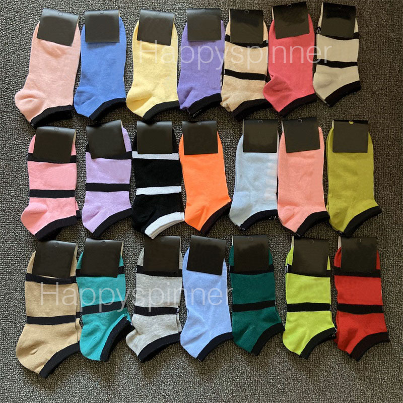 

Fashion Four Seasons Girls Ankle Socks Letter Cotton Pure Color Sports Leisure Comfortable Short Socks, Multi
