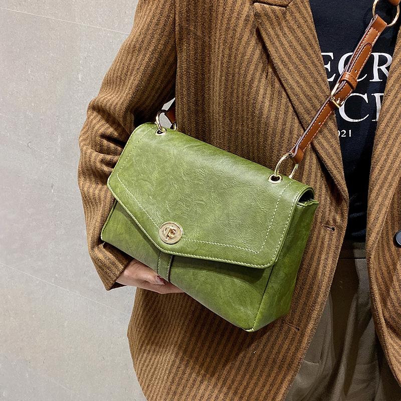 

Evening Bags Retro PU Leather Small Flap Crossbody For Women 2022 Hit Trend Women's Side Bag Shoulder Handbags And Purses