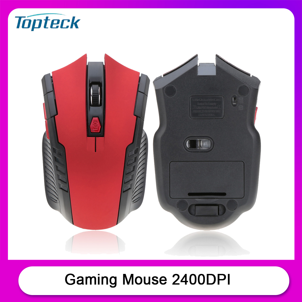 

2.4GHz Wireless Business Gaming Mouse/Mice Portable 2400DPI Adjustable Optical for PC Laptop Desktop