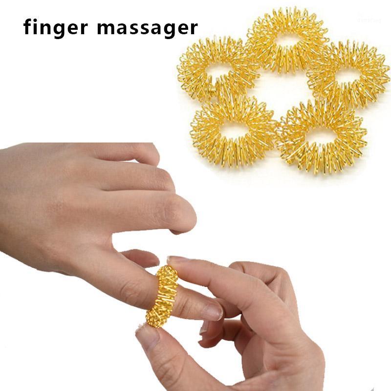 

5 pcs/lot Finger Massager Ring Acupuncture Therapy Relax Hand Blood Circulation Pain Relief Health Care Finger's Beauty Tool1