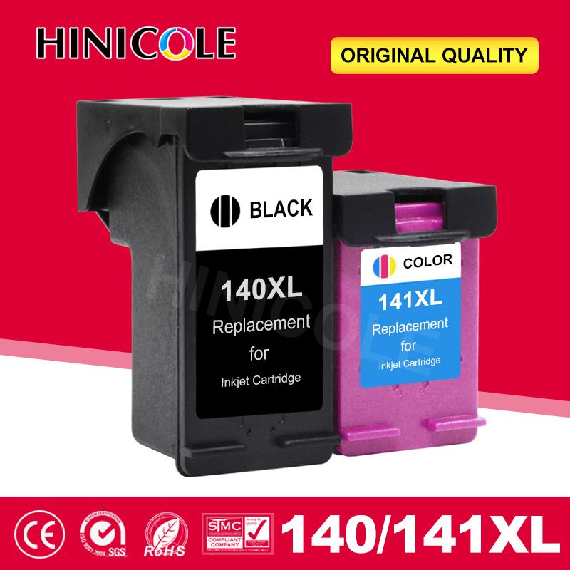 

HINICOLE Re-Manufactured 140 XL Ink Cartridge Replacement for 140 for Photosmart C4583 C4283 C4483 C5283 D5363 Printer