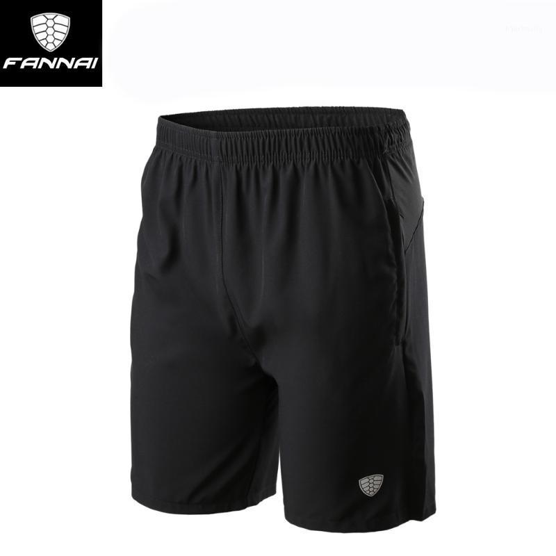 

2020 NEW Summer Men's Marathon Running Shorts Short Brand Clothing Boys Bodybuilding Quick Dry Knee Length Shorts1, Black