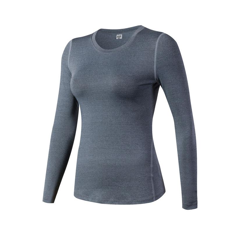 

Women' Yoga Shirts PRO Tight Training Long Sleeve Sports Fitness Gym Workout Top Shirts Running Clothes T-Shirt, Black
