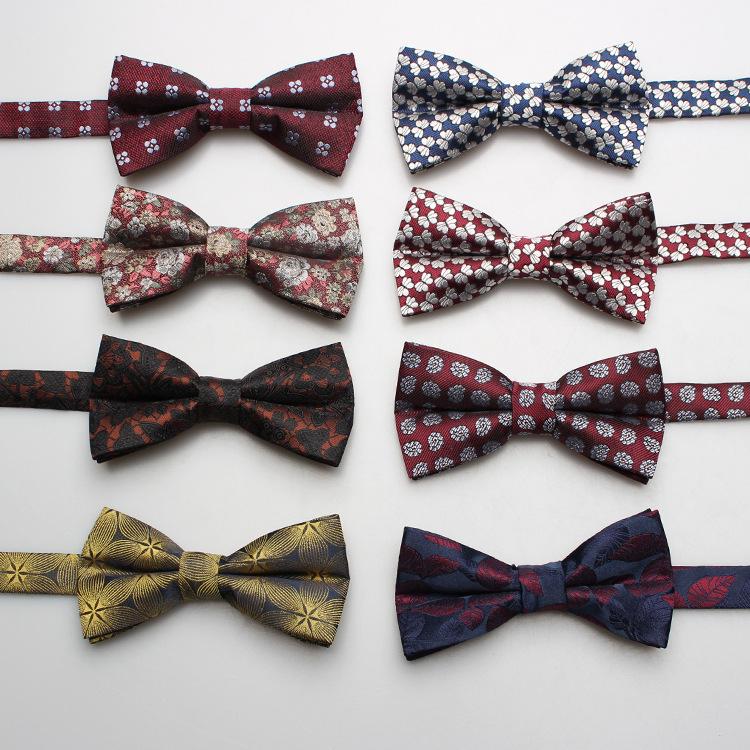 

Sitonjwly Classic Polyester Bowtie for Mens Wedding Party Necktie Tuxedo Gravata Bridegroom Adjustable Bowknots Slim Bow Ties