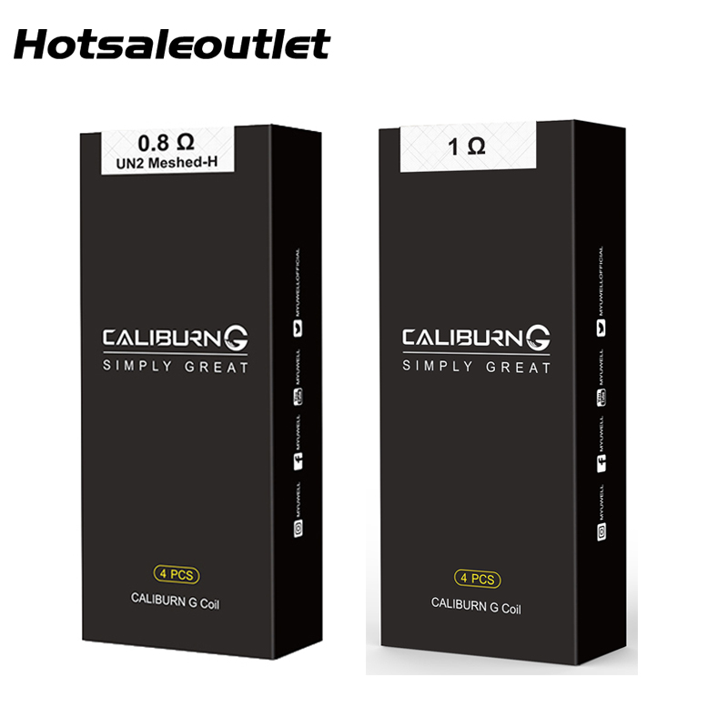 

Uwell CALIBURN G Coil 0.8ohm/1.0ohm Mesh Coil for Uwell CALIBURN G/Koko Prime Pod System Kit 100% Original