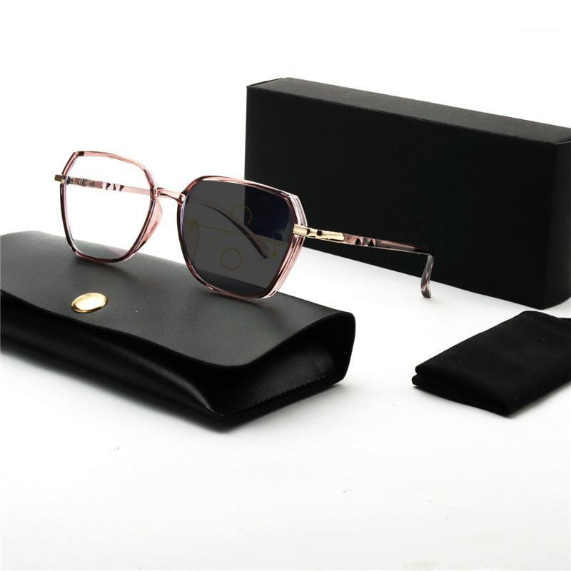 

Progressive Multifocal glasses Transition Sunglasses Photochromic Reading Glasses Women Round Fashion with diopter NX1