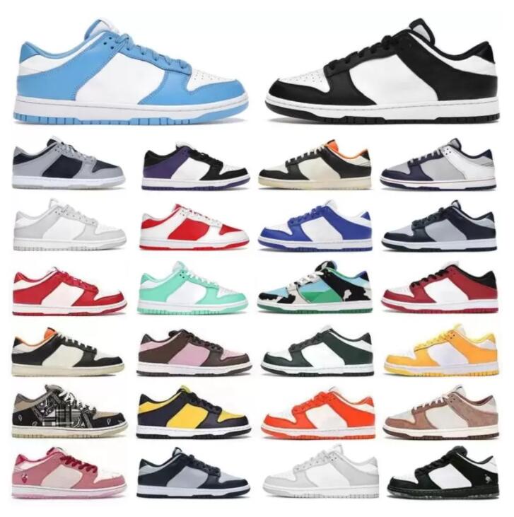 

SB Running Shoes mens low platform Designer sneakers white Black Grey Fog UNC Blue Red Syracuse Michigan Sail Chicago Bordeaux Dunky men women trainers sports shoe, Box